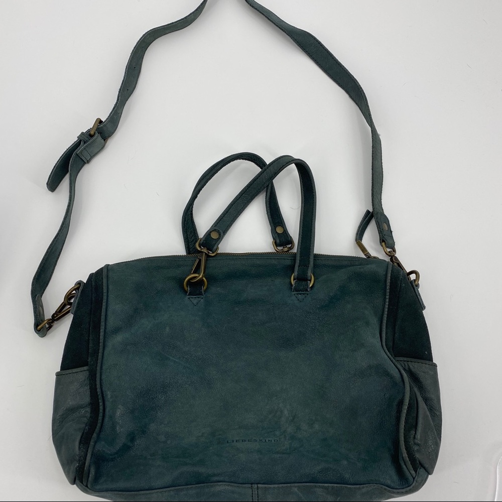 Liebeskind Berlin soft green leather bag